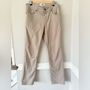 Paige Men's Beige khaki tan color Pants Normandie style‎ size 29 orig $200